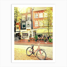 Amsterdam Street, The Netherlands Art Print