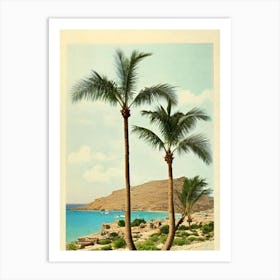 Balos Beach Crete Greece Vintage Art Print