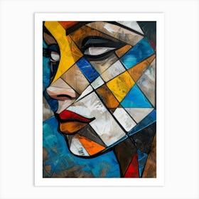 Abstract Of A Woman 70 Art Print