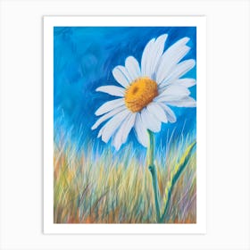 Daisy In The Meadow Art Print