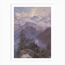 Summit Of The Sierras Nevada Art Print