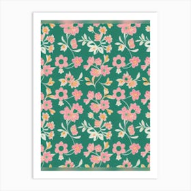 Floral Pattern 17 Art Print