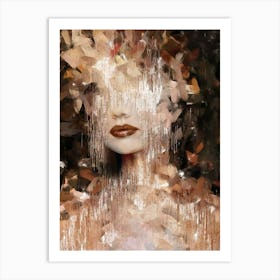 Abstract Of A Woman Art Print