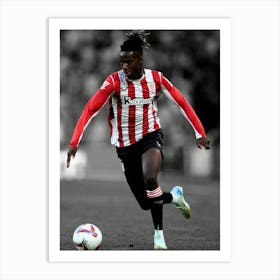 Nico Williams Of Athletic Club Art Print