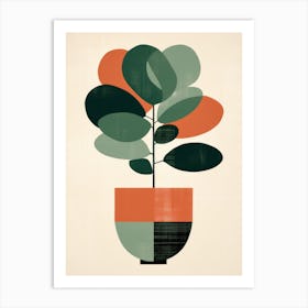 Seamless Potted Plant 2 Art Print