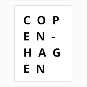 Copenhagen Art Print