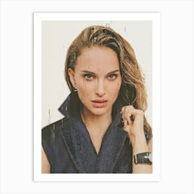 Natalie Portman Painted Art Print