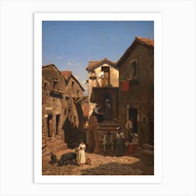 Village In Italy Art Print