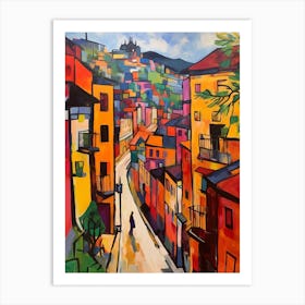 Bilbao Spain 3 Fauvist Painting Art Print