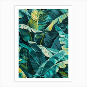 Tropical Leaves 55 Art Print