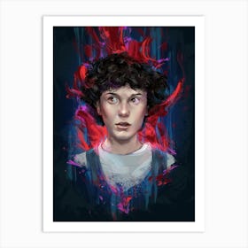 Eleven Stranger Things Art Print