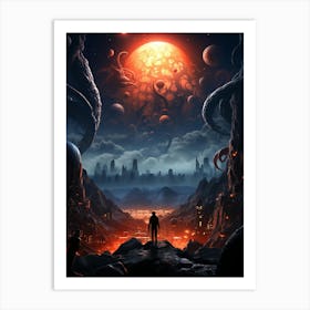 Alien Planet 1 Art Print