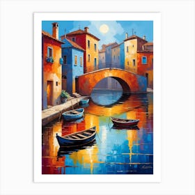 Venice Bridge 2 Art Print