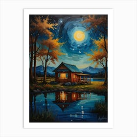 Cabin In The Woods 2 Art Print