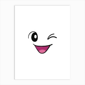 Emoji Face Art Print