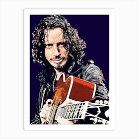 Chris Cornell Art Print