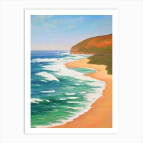 Bells Beach Australia Monet Style Art Print