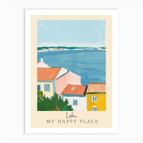 My Happy Place Lisbon 2 Travel Poster Art Print