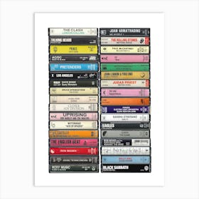 1980 Music - Cassette Print - Born in '80 Art Print