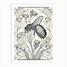 Beeswax 1 William Morris Style Art Print