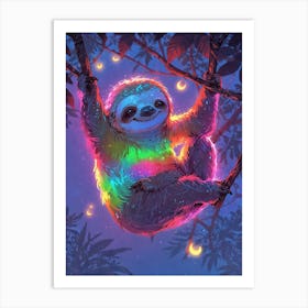 Sloth 25 Art Print