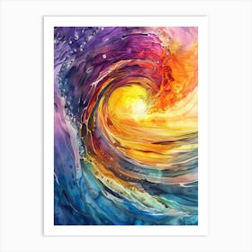 Ocean Wave 1 Art Print