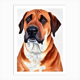 Boerboel 3 Watercolour Dog Art Print