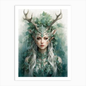 Elven Woman Art Print