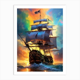 Sunrise At Sea 36x48in 10800x14400px 95 Art Print