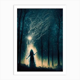 magical forest Art Print