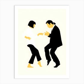 Man And Woman Dancing 1 Art Print