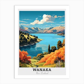 Wanaka New Zealand Travel Art Print