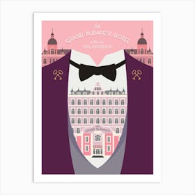The Grand Budapest Hotel Movie Art Print