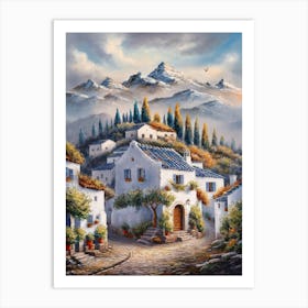 Spanish Village Art Print