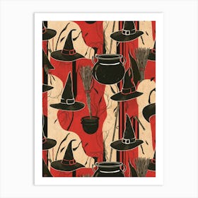 Witches Hats Art Print