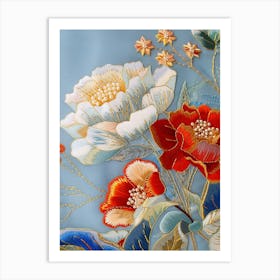 Chinese Embroidery 22 Art Print