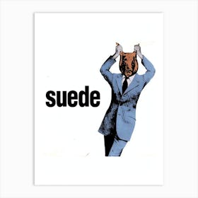 Suede Art Print