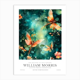 William Morris Exhibition Insects Series 7 Art Print