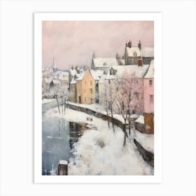 Dreamy Winter Painting St Andrews United Kingdom 2 Art Print