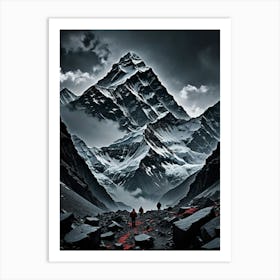 Mountains Mount Everest: The Pinnacle of Nature's Art Art Print