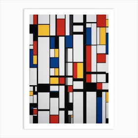 Squares Art Print