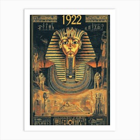 Aihrgdesign A Vintage Poster Celebrating The Discovery Of Tut 70379b48 98c1 4848 Bfe9 30006daa3b4e 3 Art Print