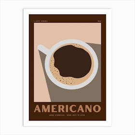 Americano Art Print