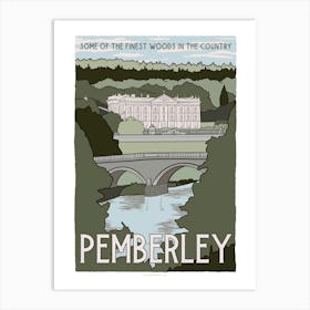 Fictional Travel - Pemberley Art Print