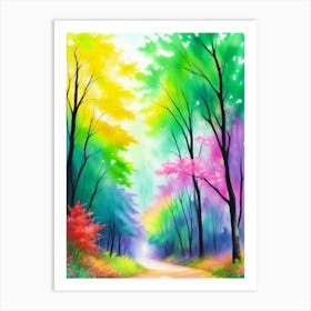 Rainbow Path Art Print