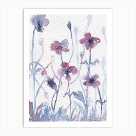 Weeds By The Road Art Print