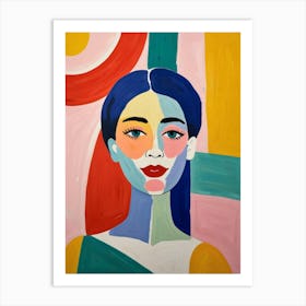 Portrait Of A Woman 12 Art Print