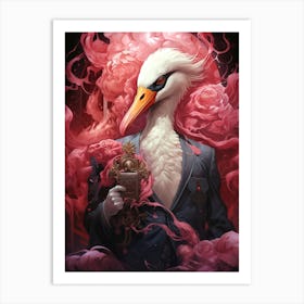 Bird In A Suit Art Print