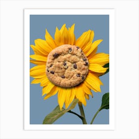 Cookie Sunflower Art Print