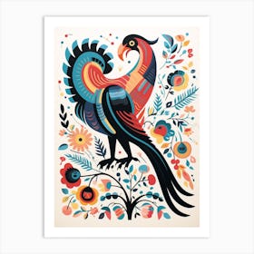 Scandinavian Bird Illustration California Condor 1 Art Print